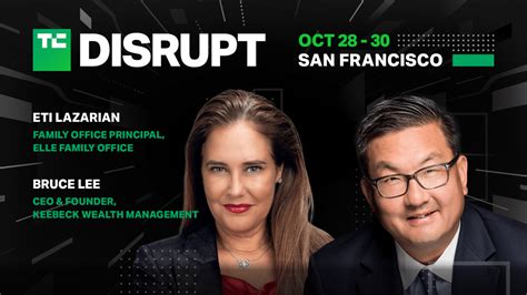 Eti Lazarian and Bruce Lee joining Disrupt 2024 .